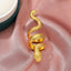 Snake Long 18K Gold Plated Anti Tarnish Free Size Ring For Women Bulk