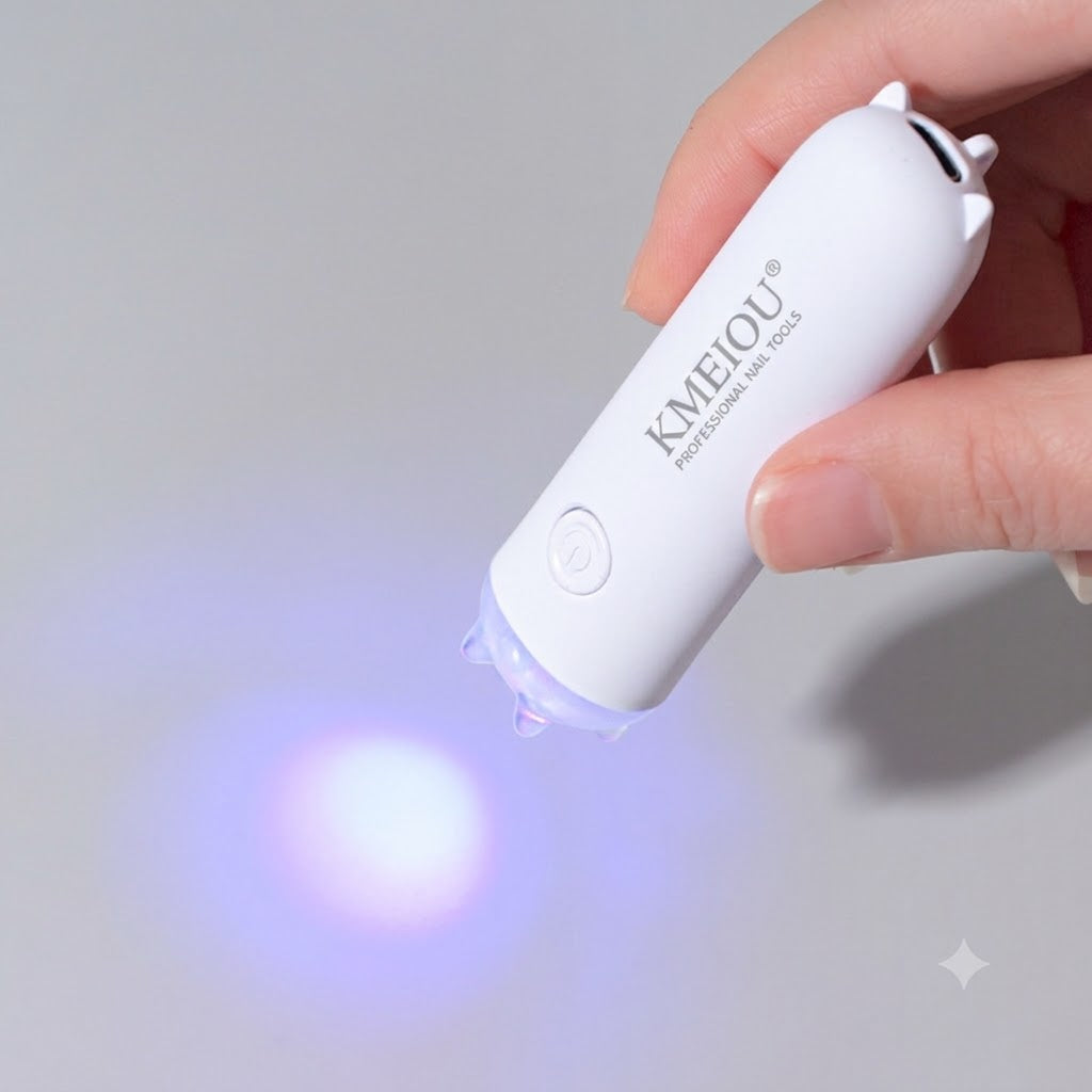 Portable White Rechargeable Mini LED Nail Gel Curing Lamp Bulk