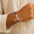 Customized Personalised Engraving Silver Plated Thread Rakhi For Men Bulk