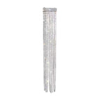 Silver Rhinestone Anti Tarnish Ponytail Clip Hair Accessories Bulk