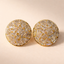 Bulk Round Baguette Stone Gold CZ Anti Tarnish Copper Stud Earrings