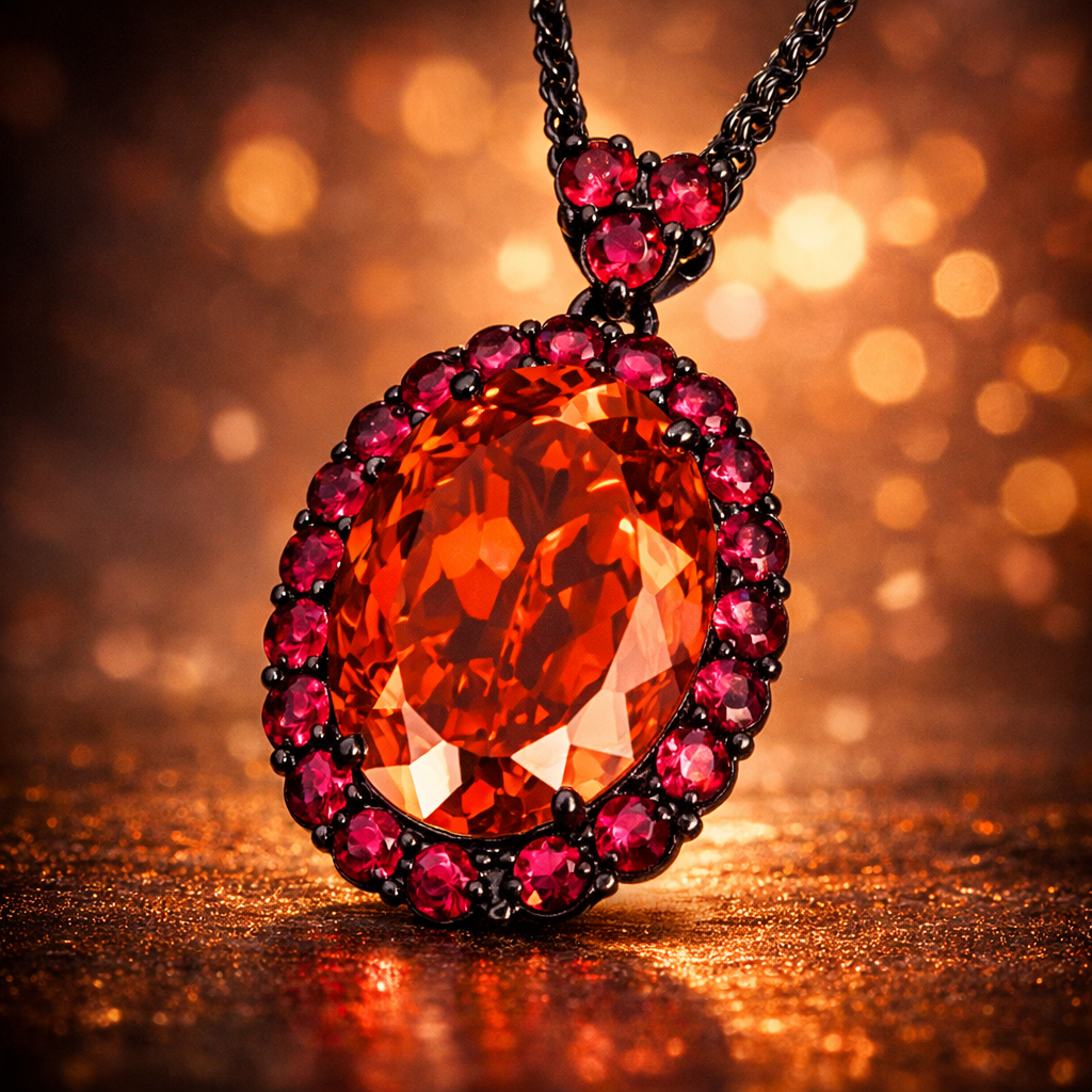 Vintage Style Oval Black CZ Anti Tarnish Copper Pendant Chain Wholesale