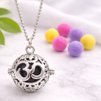 Openable Om Symbol Locket Silver Plated Pendant Chain For Women Bulk