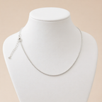 Slim Box Silver Copper Necklace Chain For Women Bulk