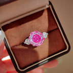 Multi Color Elegant Rose-Cut Silver Cubic Zirconia Necklace Combo Bulk