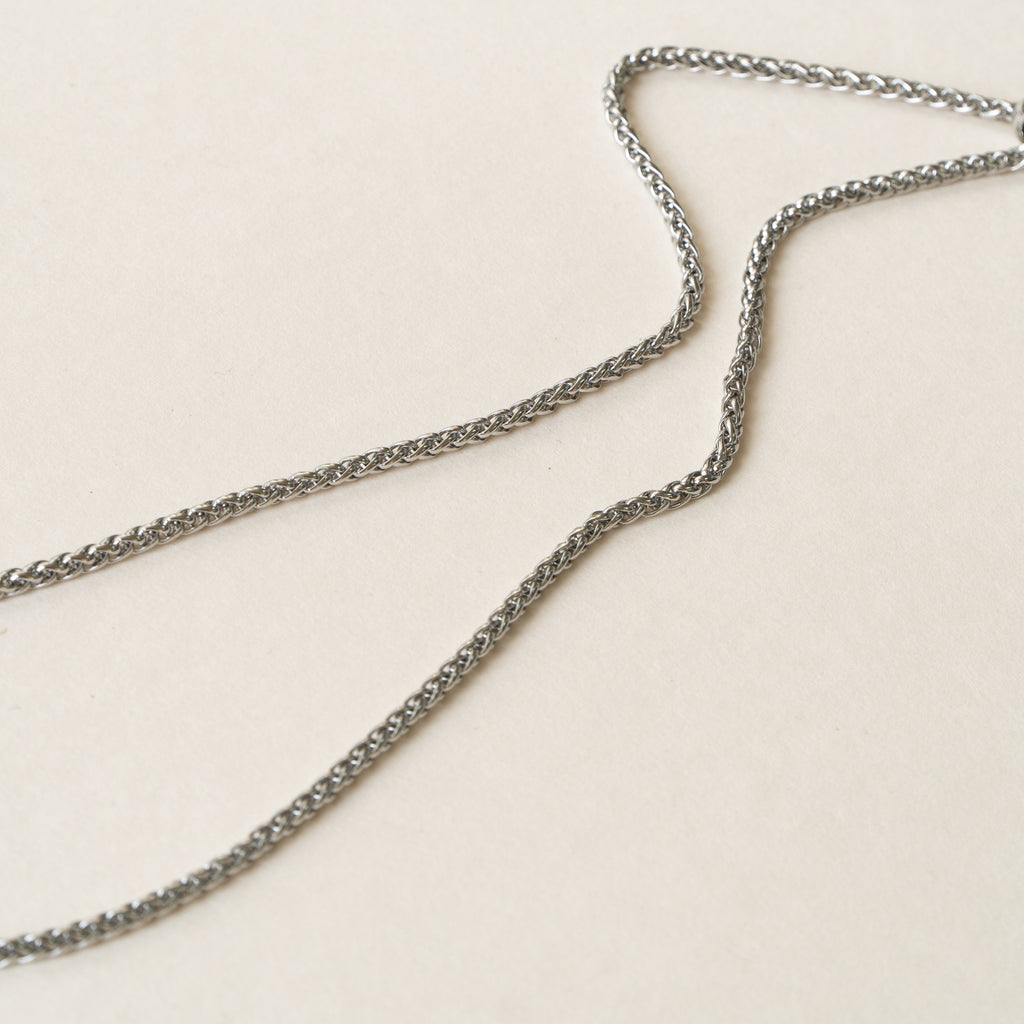 Silver Stainless Steel Anti Tarnish Necklace Pendant Chain Bulk