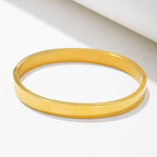 Stainless Steel Matt Gold Plated Free Size Kada Bracelet For Men Bulk