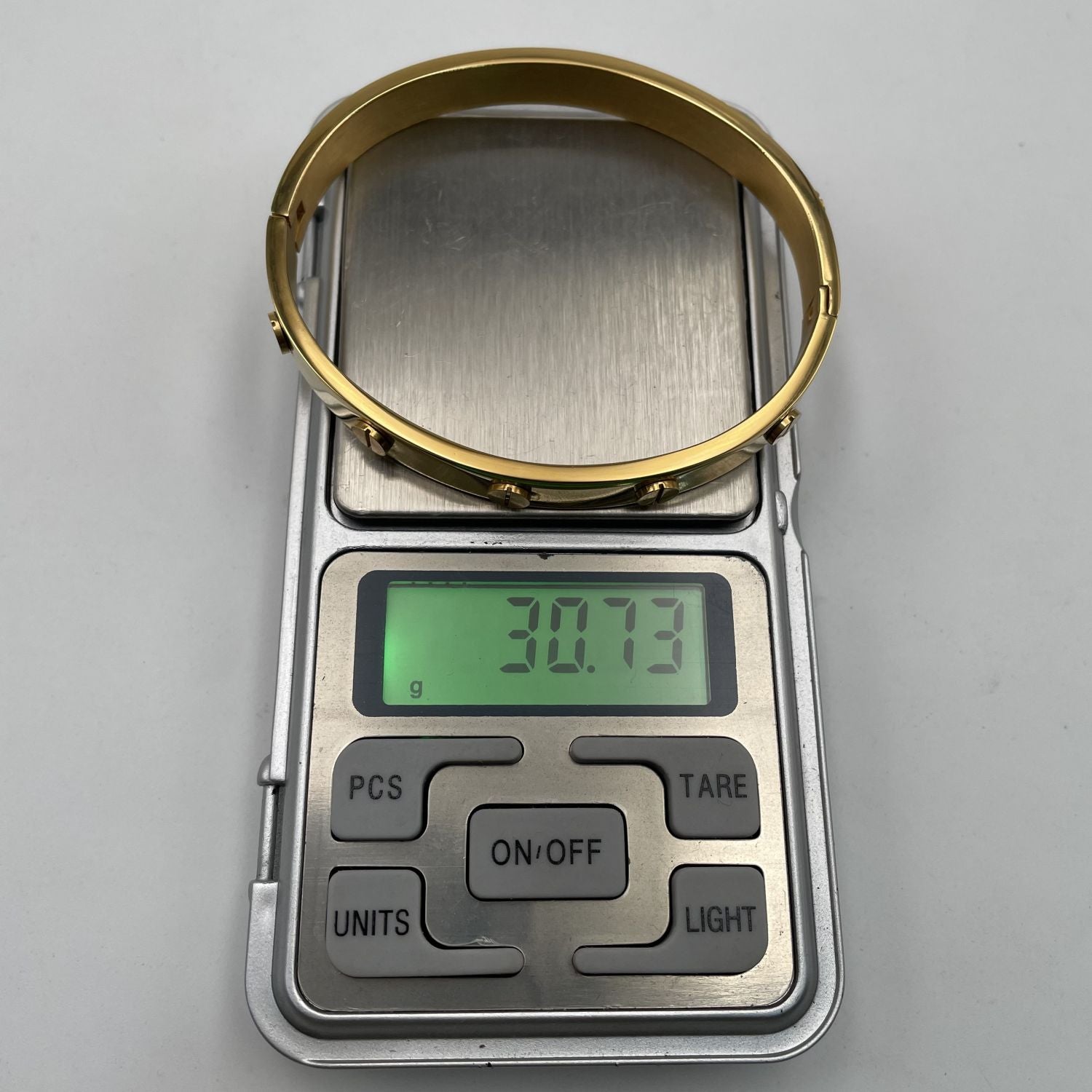 Gold Stainless Steel Free Size Screw Kada Bracelet Bio magnetic Bulk