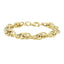 Italian 3D Links 18K Gold Stainless Steel Bracelet For Men