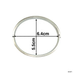 Classic American Diamond Stainless Steel Kada Bangle Bracelet Men