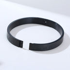 Roman Black Stainless Steel Bangle Kada Bracelet Men Bulk