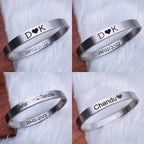 8mm Customized Personalised Laser Engraved Stainless Steel Gold Openable Bangle Cuff Kada For Men