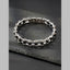 Bike Motor Cycle Chain Black Silver Stainless Steel Bracelet Men Bulk