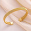Slim Mesh 18K Gold Stainless Steel Cuff Kada Bangle Bracelet Men Bulk