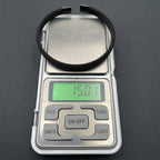 Slim Mesh Black 316L Stainless Steel Cuff Kada Bangle Bracelet Bulk