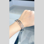 Designer Wavy Wire 18K Gold Brass Cuff Kada Bangle Bracelet Women Bulk