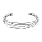 Designer Wavy Wire 18K Gold Brass Cuff Kada Bangle Bracelet Women Bulk