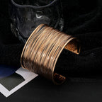 Party Statement Mesh 18K Gold Cuff Kada Bangle Bracelet For Women