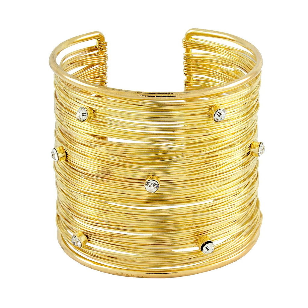 Party Statement Mesh Silver CZ Cuff Kada Bangle Bracelet Girls Bulk