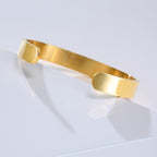 8Mm Stainless Steel Letter Engraved Silver Bangle Cuff Bulk