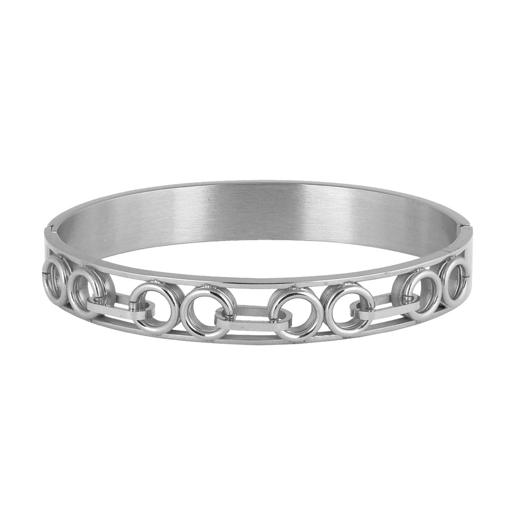 Stylish Italian 316L Stainless Steel Openable Kada Bracelet Men