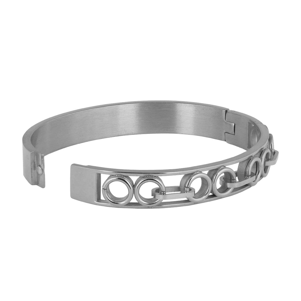 Stylish Italian 316L Stainless Steel Openable Kada Bracelet Men