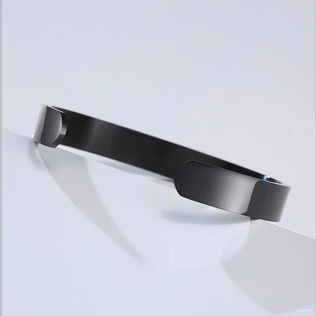 8Mm Stainless Steel Letter Engraved Silver Bangle Cuff Bulk