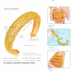 Stylish Filigree Just Like Gold Cuff Kada Bangle Bracelet Women