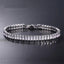 Silver Baguette CZ American Diamond CZ Tennis Bracelet Bulk