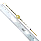 Aum Om 18K Gold CZ Adjustable Hand Wrist Mangalsutra Bracelet Bulk