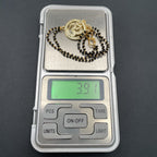 Aum Om 18K Gold CZ Adjustable Hand Wrist Mangalsutra Bracelet Bulk