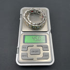 Gold Silver Stainless Steel Magnet Health Care Therapy Energy Bracelet
