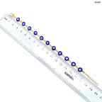 Turkish Blue Evil Eye Lucky 18K Gold Bracelet For Women Bulk