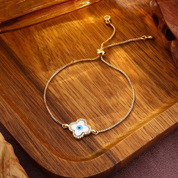 Blue Slider Turkish Evil Eye Bracelet For Women Bulk Main image