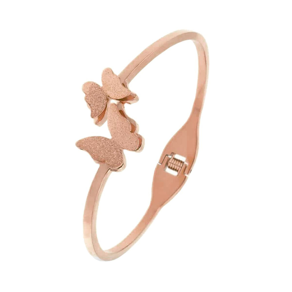 Butterfly Rose Gold Openable Kada For Women Bulk