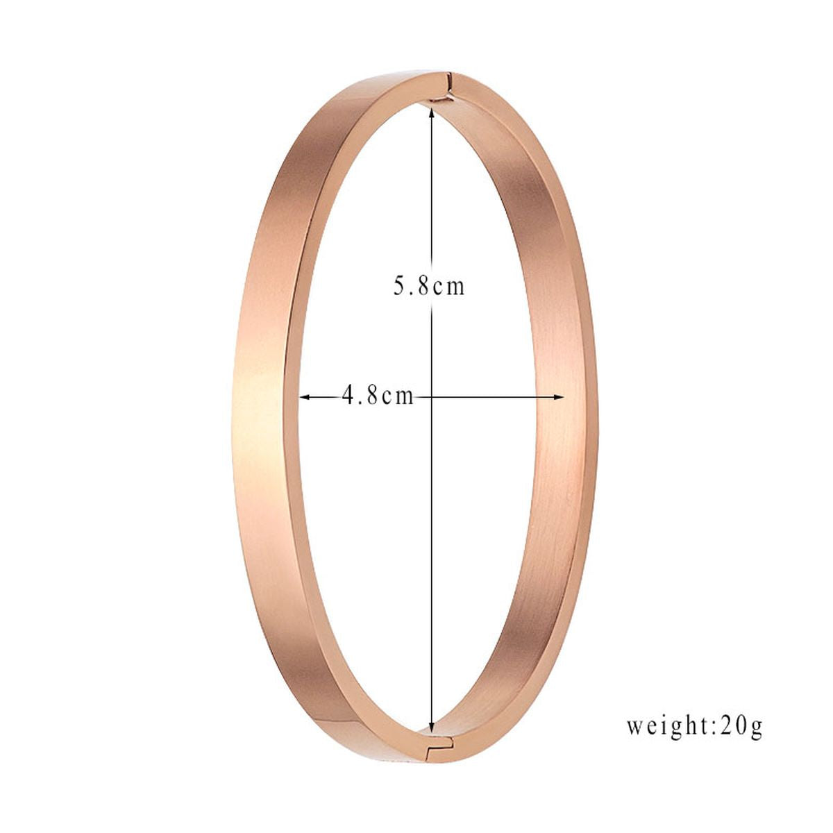 Classic Glossy 316L Surgical Stainless Steel Openable Bangle Bracelet