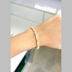 Stylish Gold Baguette Crystal Cubic Zirconia Cuff Kada Bangle Bulk