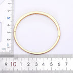 Baguettes American Diamonds Crystal Gold Copper Cuff Kada Bangle Bulk