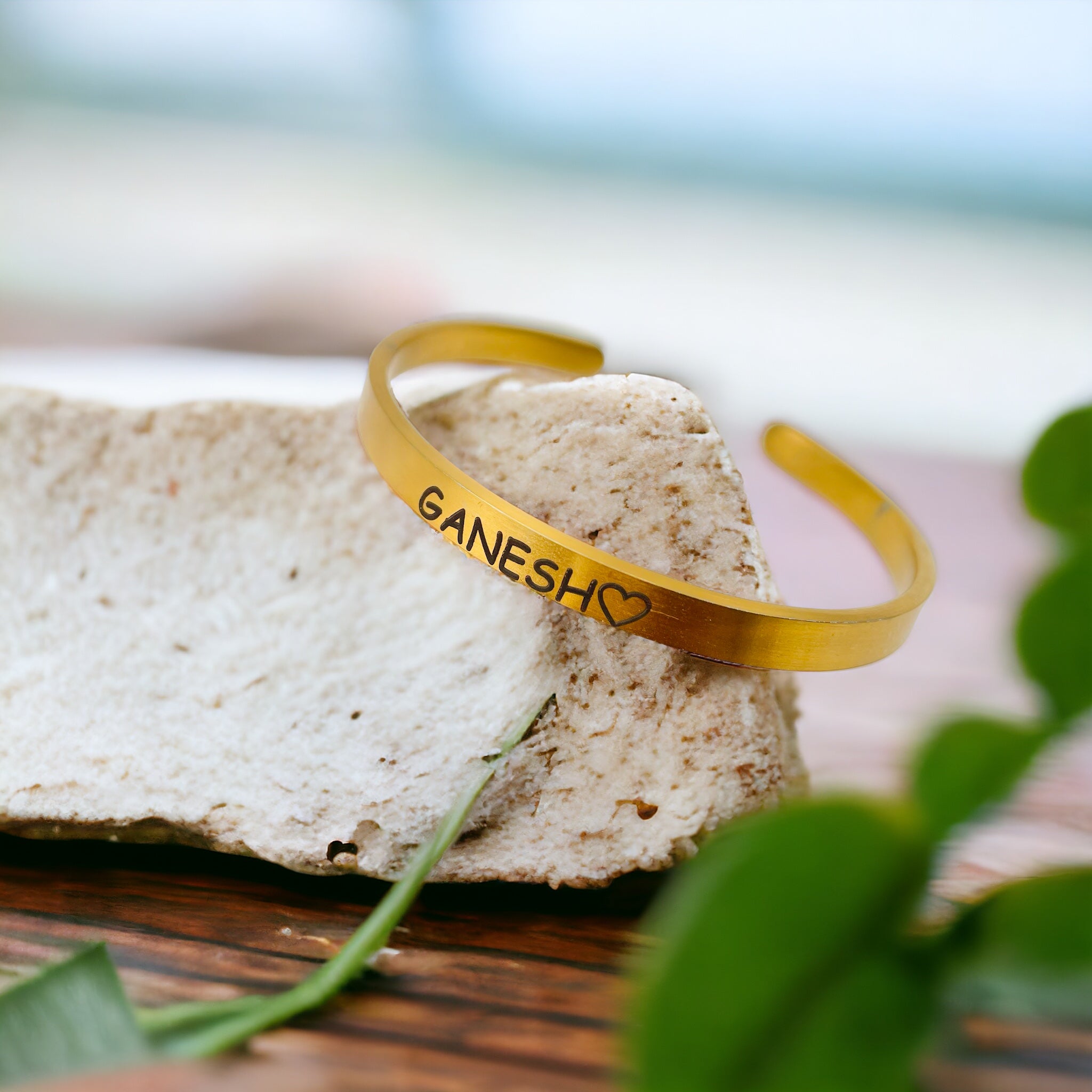 5mm Matte Finish 316 Surgical Stainless Steel Customized Personalised Laser Engraved Free Size Cuff Kada Bangle Bracelet Unisex