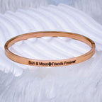 4mm Matte Finish 316 Surgical Stainless Steel Silver Customized Personalised Laser Engraved Kada Bangle Bracelet Unisex