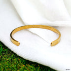 Screw Stainless Steel Gold Bangle Kada Cuff Unisex Bulk