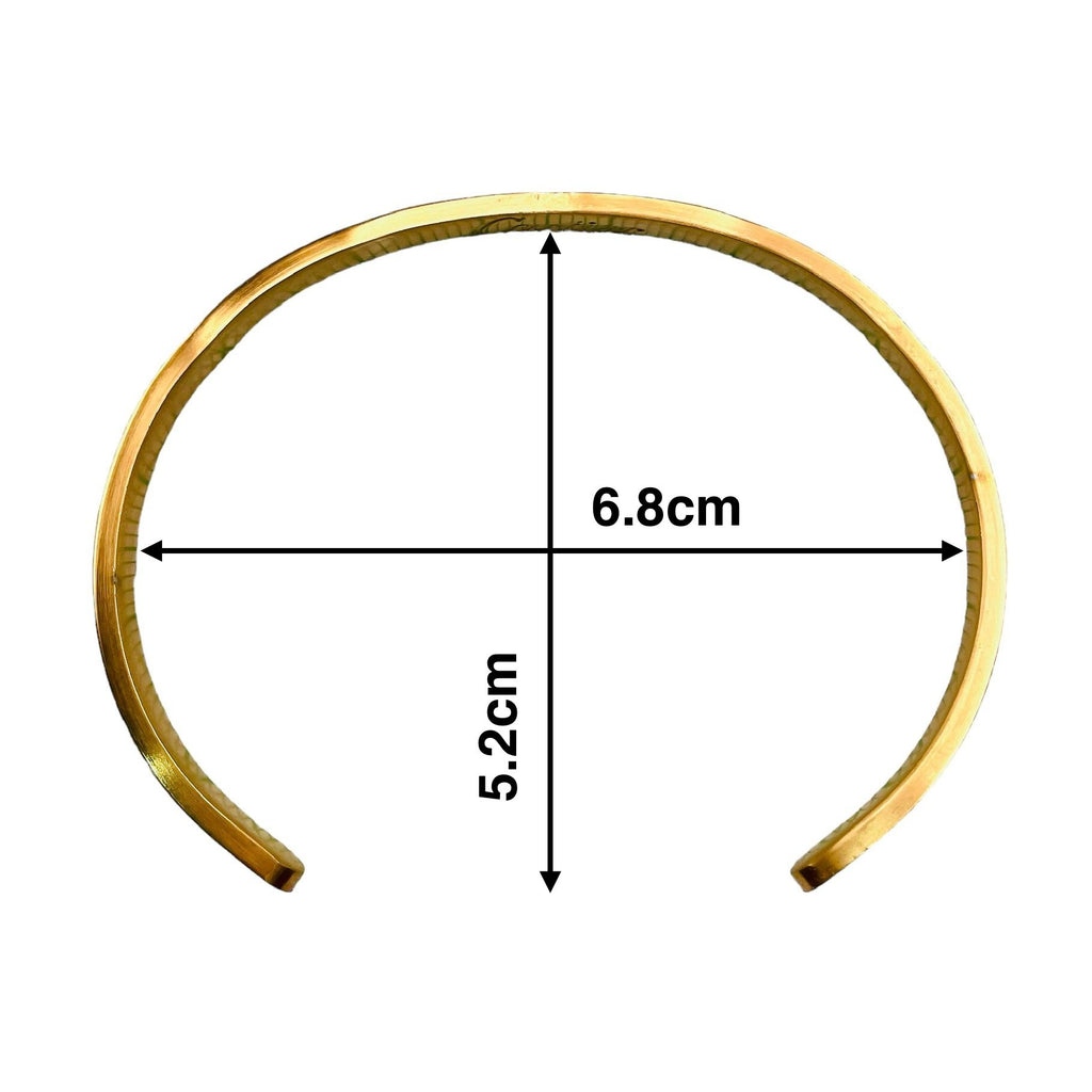 Screw Stainless Steel Gold Bangle Kada Cuff Unisex Bulk