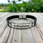 Customized Personalised Letter Engraved Id Wrist Band Bracelet Bulk
