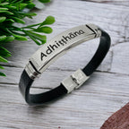 Customized Personalised Letter Engraved Id Wrist Band Bracelet Bulk