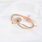 Cluster CZ 18K Rose Gold Stainless Steel Openable Kada Bulk