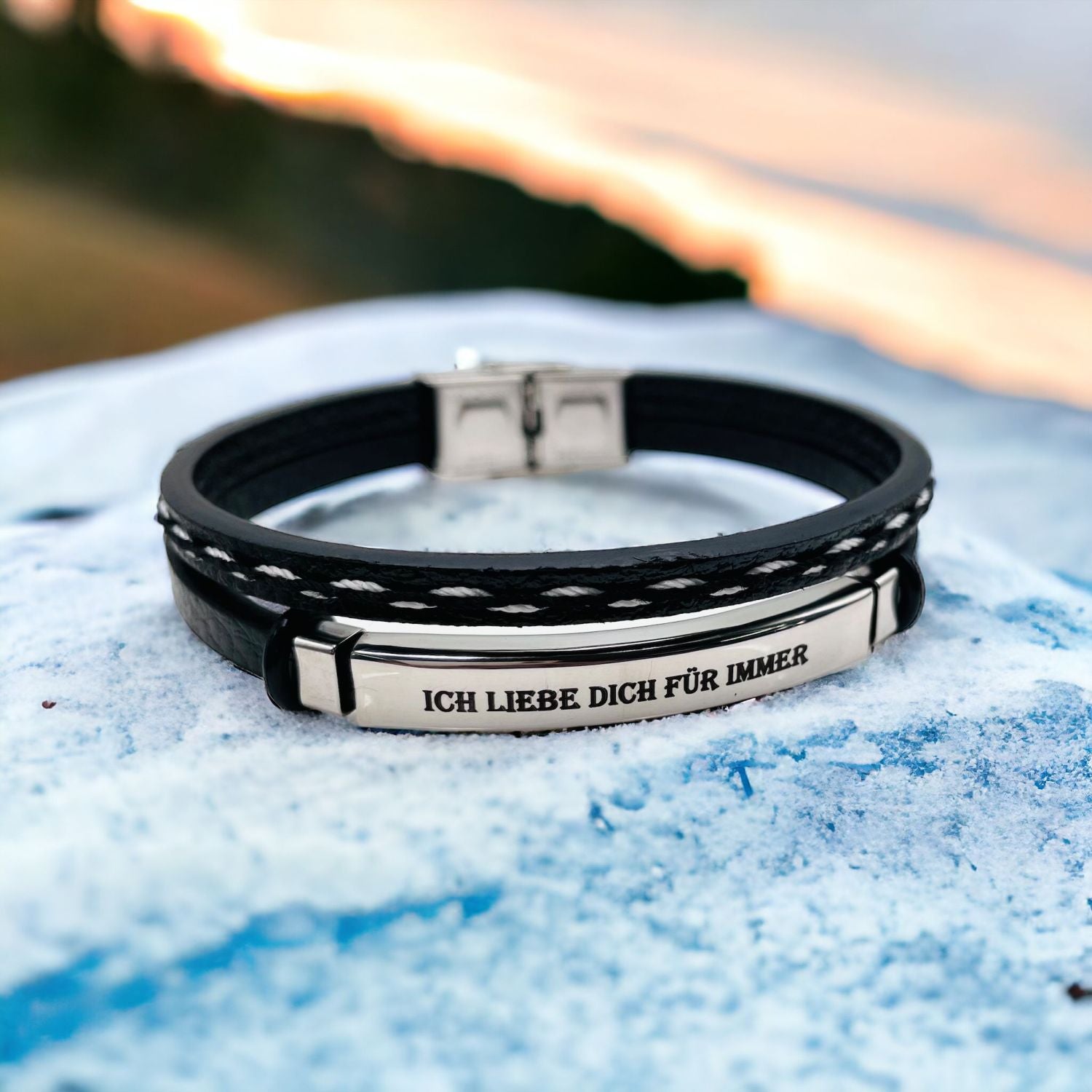 Customized Personalised Letter Engraved Id Wrist Band Bracelet Bulk