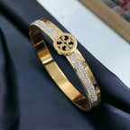Broad Tony CZ Gold Anti Tarnish Stainless Steel Openable Kada Bulk