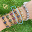 Heart Love Turquoise Blue Pink Glossy Gold Anti Tarnish Bracelet Bulk