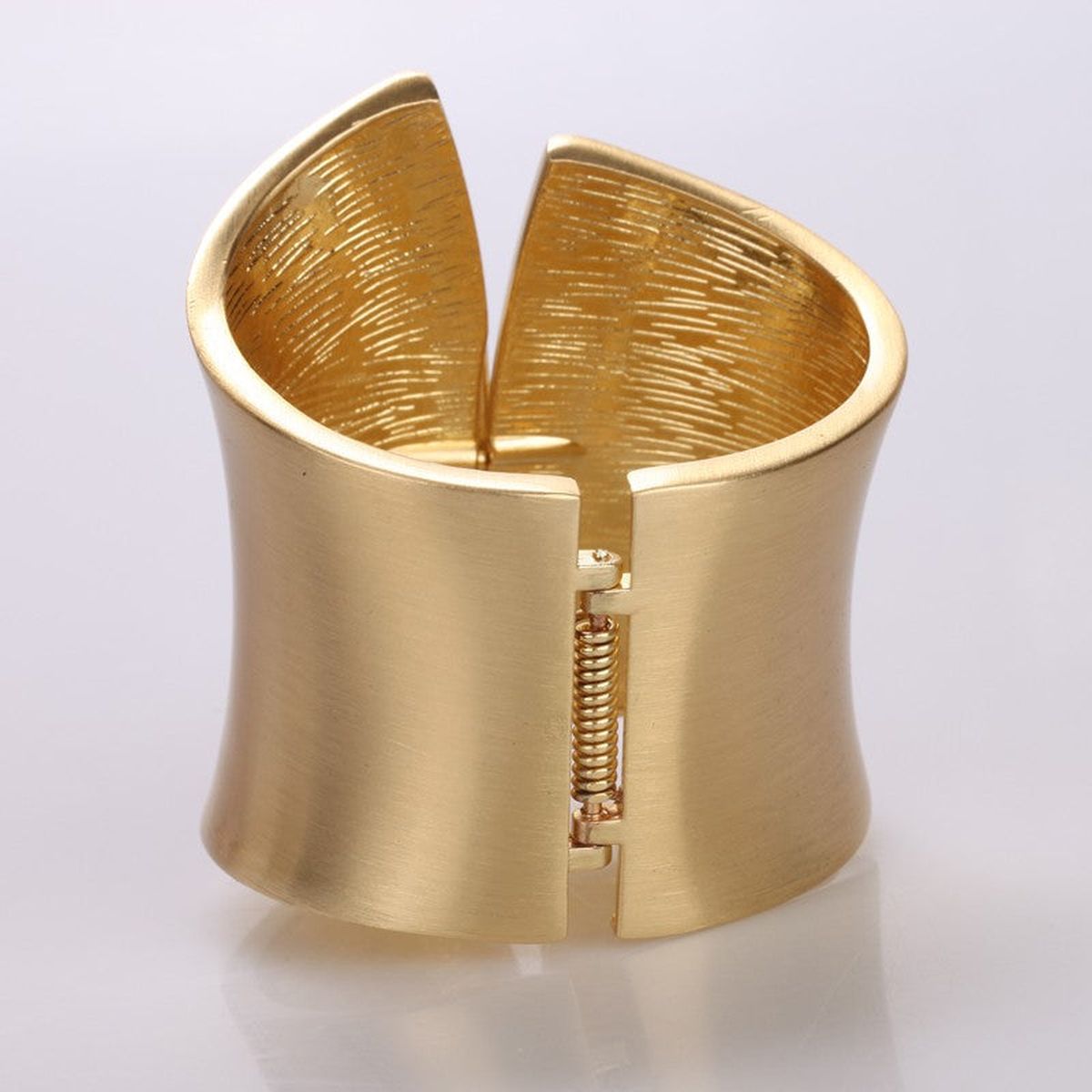 Big Geometry 18K Gold Anti Tarnish Openable Kada Bracelet Women Bulk Main image