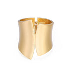 Big Geometry 18K Gold Anti Tarnish Openable Kada Bracelet Women Bulk